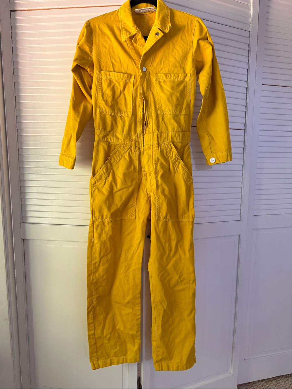 Big Bud Press Golden Yellow Long Sleeve Jumpsuit